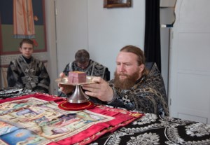 Литургия Преждеосвященных Даров в Свято-Никольском мужском монастыре г.Саратова