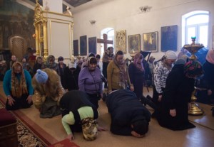 Литургия Преждеосвященных Даров в храме Покрова Пресвятой Богородицы г. Покровска (Энгельса)