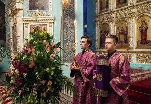Утреня Великой Субботы с Чином погребения в храме в честь Сошествия Святого Духа г. Саратова
