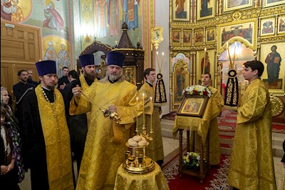Всенощное бдение в Иоанновском женском монастыре с. Алексеевка