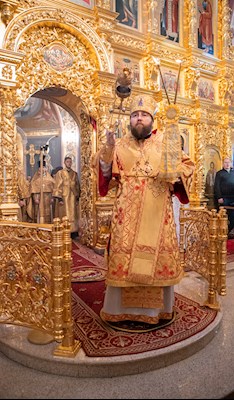 Митрополит Игнатий совершил Божественную литургию в Свято-Троицком кафедральном соборе г. Саратова