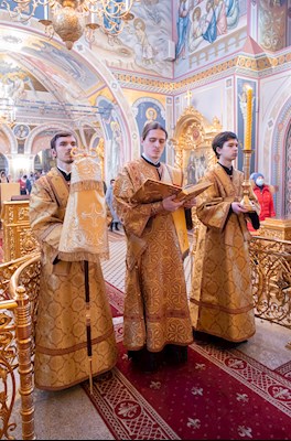 Митрополит Игнатий совершил Божественную литургию в Свято-Троицком кафедральном соборе г. Саратова