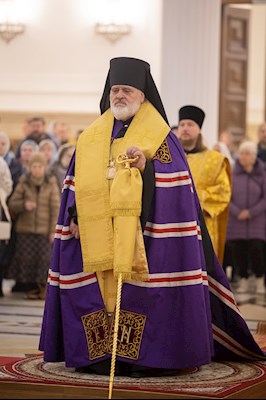 Всенощное бдение в Спасском кафедральном соборе г. Пензы