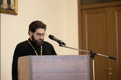 Митрополит Игнатий принял участие в защите выпускных квалификационных работ магистров в СПДС