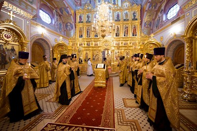 Митрополит Игнатий совершил всенощное бдение в Свято-Троицком кафедральном соборе г. Саратова
