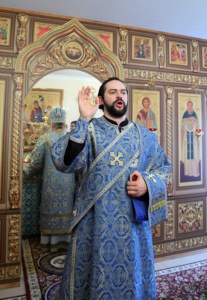 Божественная литургия в храме в честь иконы Божией Матери «Скоропослушница» гор.Шиханы Вольского района