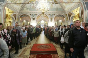 Великое освящение верхнего храма во имя Святой Живоначальной Троицы Свято-Троицкого кафедрального собора города Саратова