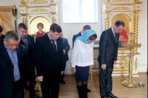 Литургия Преждеосвященных Даров в храме в честь Казанской иконы Божией Матери р.п.Татищево