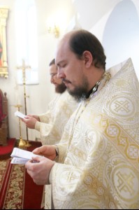 Божественная литургия в храме во имя святого великомученика Георгия Победоносца города Саратова