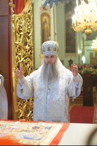 В праздник Крещения Господня Митрополит Лонгин совершил Божественную литургию и Чин Великого освящения воды