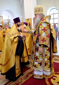 Всенощное бдение в храме в честь Рождества Христова г. Саратова