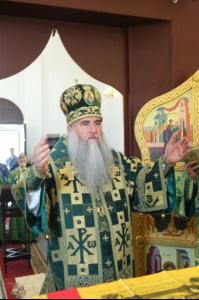 Божественная литургия в храме блаженной Ксении Петербургской г. Саратова на территории ИТК УШ-382/33