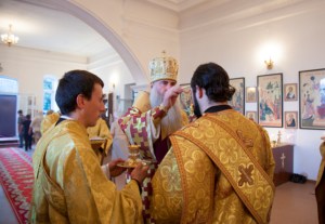 Всенощное бдение в храме в честь Рождества Христова г. Вольска