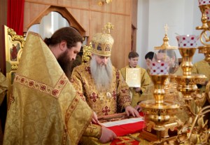 Божественная литургия в Свято-Иоанновском женском монастыре села Алексеевка Хвалынского района