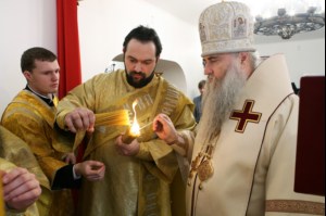Божественная литургия и Великое освящение в Свято-Алексиевском женском монастыре г. Саратова