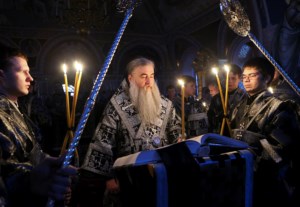 Пассия в Свято-Троицком кафедральном соборе г.Саратова