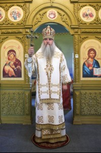 Божественная литургия в храме во имя святого благоверного великого князя Димитрия Донского села Столыпино Балтайского района