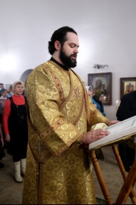 Божественная литургия в храме в честь Благовещения Пресвятой Богородицы г.Саратова