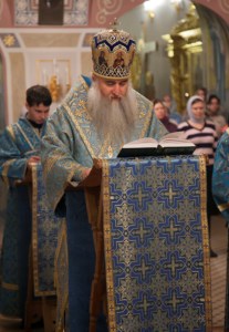 Полиелейная утреня в Свято-Троицком кафедральном соборе г.Саратова