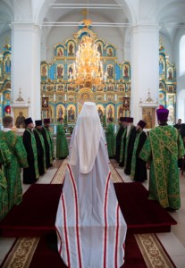 Всенощное бдение в Свято-Сергиевском женском монастыре с. Алексеевка Базарно-Карабулакского района