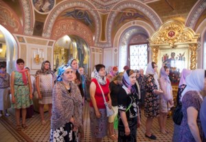 Всенощное бдение в Свято-Троицком кафедральном соборе г.Саратова