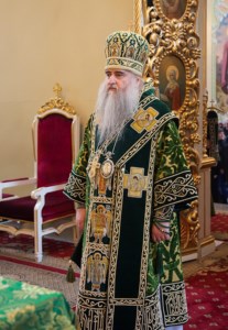 Божественная литургия в храме в честь Покрова Пресвятой Богородицы г.Саратова