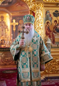 Божественная литургия в Свято-Троицком кафедральном соборе г. Саратова