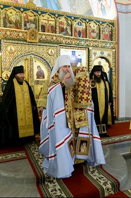 Всенощное бдение в Свято-Никольском мужском монастыре г. Саратова