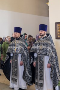 Литургия Преждеосвященных Даров в Свято-Троицком кафедральном соборе г. Вольска