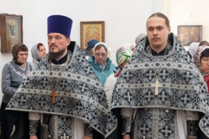 Литургия Преждеосвященных Даров в храме во имя преподобного Сергия Радонежского г.Саратова