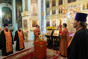 Всенощное бдение в храме Сошествия Святого Духа г. Саратова