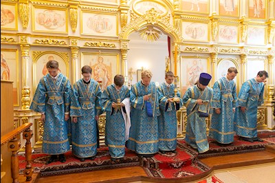 Всенощное бдение в храме Рождества Христова г. Вольска