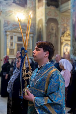Всенощное бдение в храме Покрова Пресвятой Богородицы г. Саратова