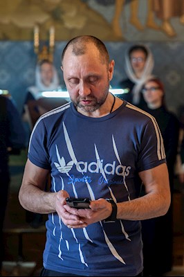 Утреня с чтением акафиста в Свято-Троицком кафедральном соборе г. Саратова