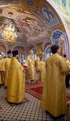 Всенощное бдение в Свято-Троицком кафедральном соборе г. Саратова