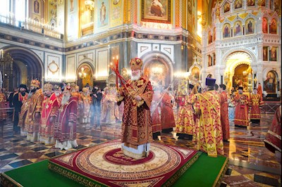Митрополит Игнатий принял участие в Божественной литургии и торжествах в день тезоименитства Святейшего Патриарха Кирилла