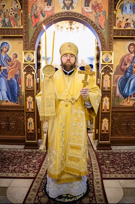 Митрополит Игнатий совершил Божественную литургию в храме во имя святителя Николая Японского г. Саратова