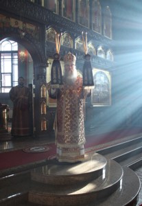 Божественная литургия в Крестовоздвиженском храме г. Хвалынска