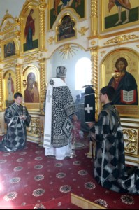 Литургия Преждеосвященных Даров в храме в честь Казанской иконы Божией Матери р.п.Татищево