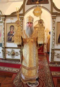 Божественная литургия в Спасо-Преображенском мужском монастыре Саратова