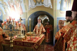 Всенощное бдение в Свято-Троицком кафедральном соборе г.Саратова