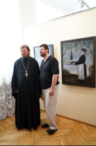 Представитель епархии стал гостем выставок, открытых к 130-летию Радищевского музея