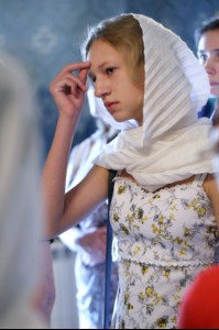 Епископ Пахомий совершил Божественную литургию в Свято-Троицком кафедральном соборе Саратова