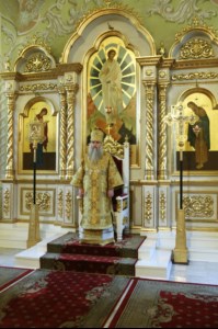 Божественная литургия в храме в честь Покрова Пресвятой Богородицы г. Саратова