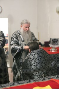Литургия Преждеосвященных Даров в храме во имя святителя Тихона, Епископа Воронежского, Задонского чудотворца г.Саратова
