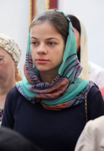 Божественная литургия в саратовском храме святителя Луки Исповедника, архиепископа Симферопольского