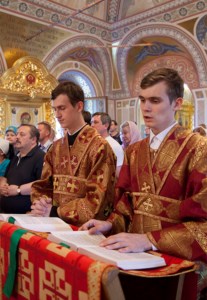 Всенощное бдение в Свято-Троицком кафедральном соборе г. Саратова