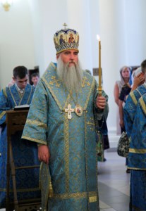 Всенощное бдение с чином Погребения Божией Матери в Свято-Троицком кафедральном соборе г. Вольска