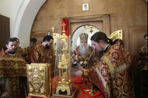 Великое освящение храма святых мучеников Адриана и Наталии г. Саратова и Божественная литургия в новоосвященном храме