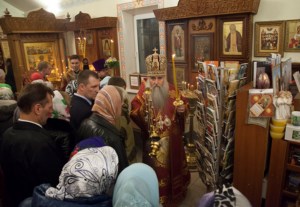 Всенощное бдение в храме во имя священномученика Космы Саратовского г. Саратова